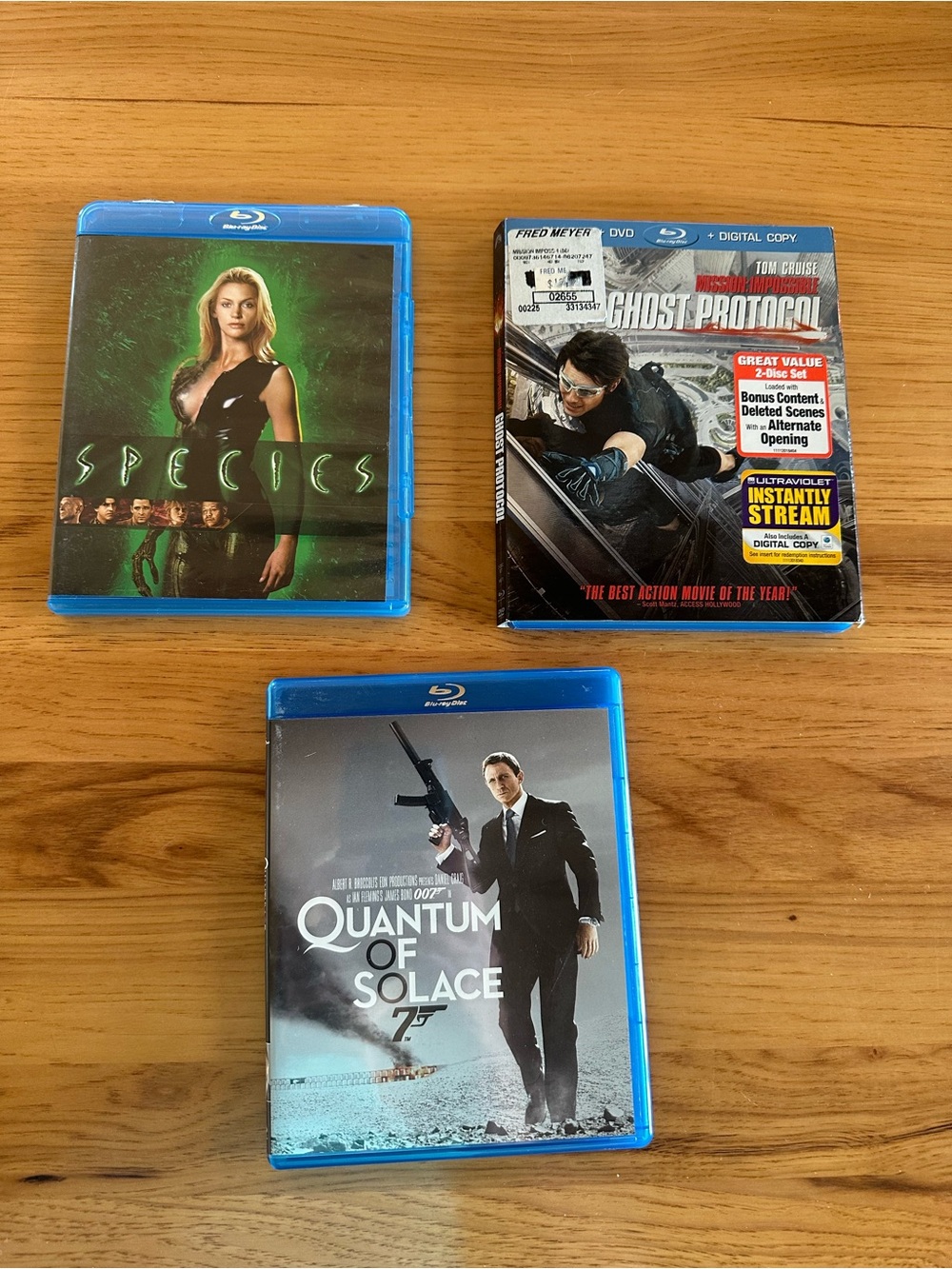 Lot of 3 Blu Ray Movies